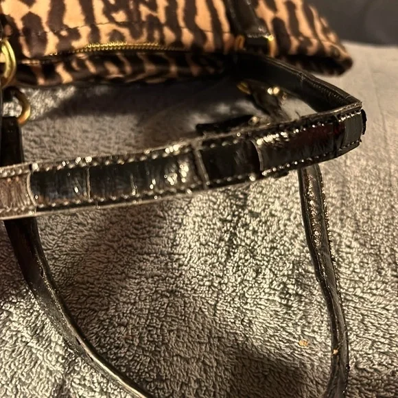 Coach Ocelot Print Nylon Bag - Picture 11 of 13